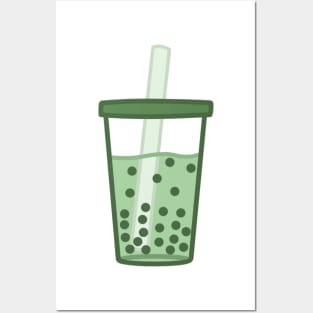 Matcha Boba Posters and Art